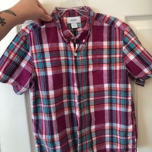 Short sleeve button down